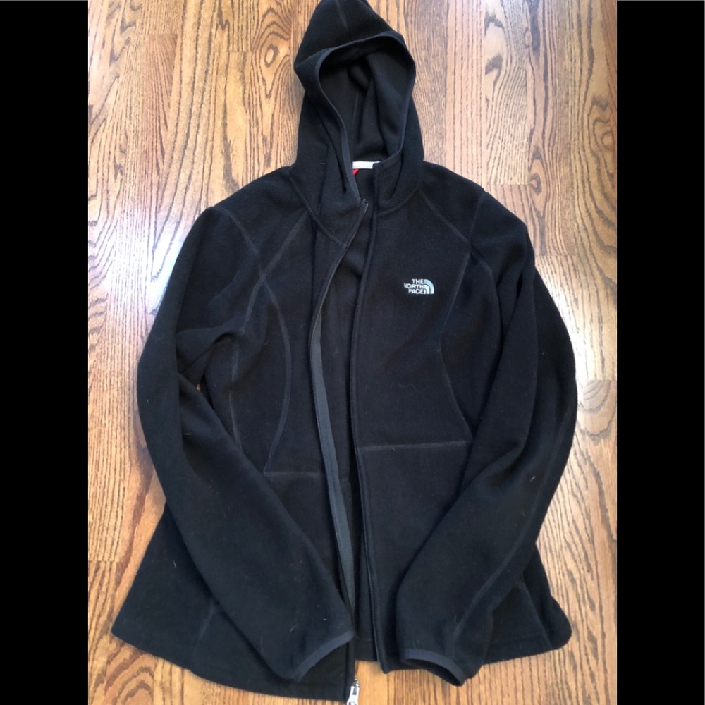 North face fleece full zip jacket